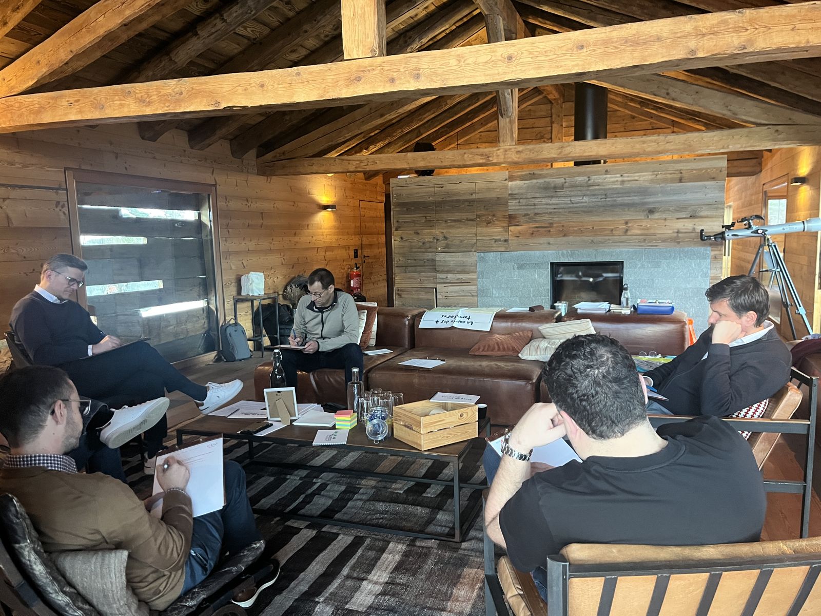 Séminaire résidentiel d’un codir dans un chalet